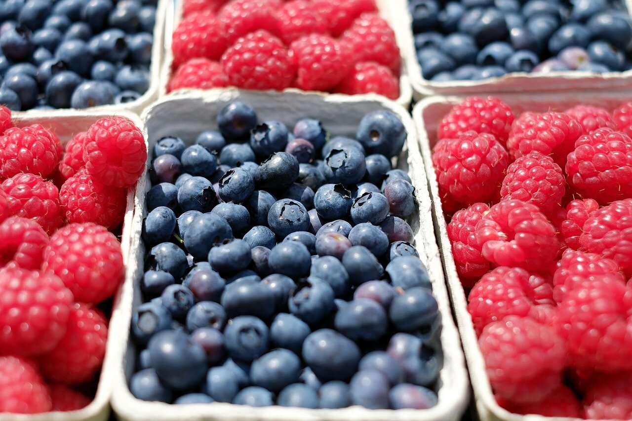 Vers fruit en supermarkttrucs